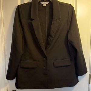 Old Navy Black Blazer Professional Tailored Jacket